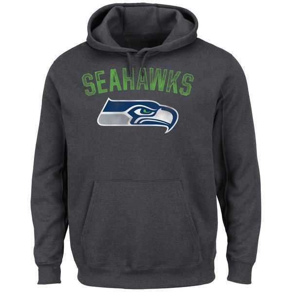 Men's Seattle Seahawks Majestic Kick Return II Pullover Hoodie LanTian - Charcoal,We sell and wholesale Men's Seattle Seahawks Majestic Kick Return II Pullover Hoodie LanTian - Charcoal on line form chian!