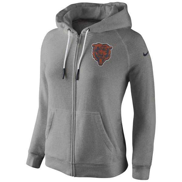 WOMEN CHICAGO BEARS GRAY STADIUM RALLY FULL ZIP HOODIE - LanTian,We sell and wholesale WOMEN CHICAGO BEARS GRAY STADIUM RALLY FULL ZIP HOODIE - LanTian on line form chian!