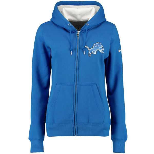 WOMEN DETROIT LIONS NIKE BLUE TAILGATER FULL-ZIP HOODIE - LanTian,We sell and wholesale WOMEN DETROIT LIONS NIKE BLUE TAILGATER FULL-ZIP HOODIE - LanTian on line form chian!
