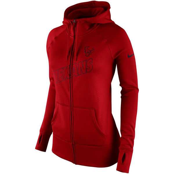 WOMEN HOUSTON TEXANS NIKE RED STADIUM GAME DAY KO FULL ZIP PERFORMANCE HOODIE - LanTian,We sell and wholesale WOMEN HOUSTON TEXANS NIKE RED STADIUM GAME DAY KO FULL ZIP PERFORMANCE HOODIE - LanTian on line form chian!