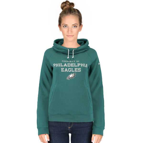 WOMEN PHILADELPHIA EAGLES NIKE MIDNIGHT GREEN STADIUM RALLY FUNNEL PULLOVER HOODIE - LanTian,We sell and wholesale WOMEN PHILADELPHIA EAGLES NIKE MIDNIGHT GREEN STADIUM RALLY FUNNEL PULLOVER HOODIE - LanTian on line form chian!