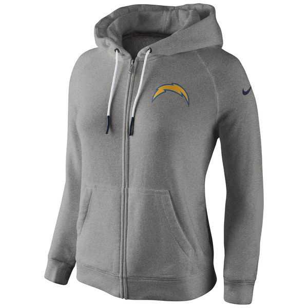 WOMEN SAN DIEGO CHARGERS GRAY STADIUM RALLY FULL ZIP HOODIE - LanTian,We sell and wholesale WOMEN SAN DIEGO CHARGERS GRAY STADIUM RALLY FULL ZIP HOODIE - LanTian on line form chian!