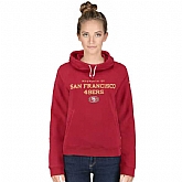 WOMEN SAN FRANCISCO 49ERS NIKE SCARLET STADIUM RALLY FUNNEL PULLOVER HOODIE - LanTian,baseball caps,new era cap wholesale,wholesale hats