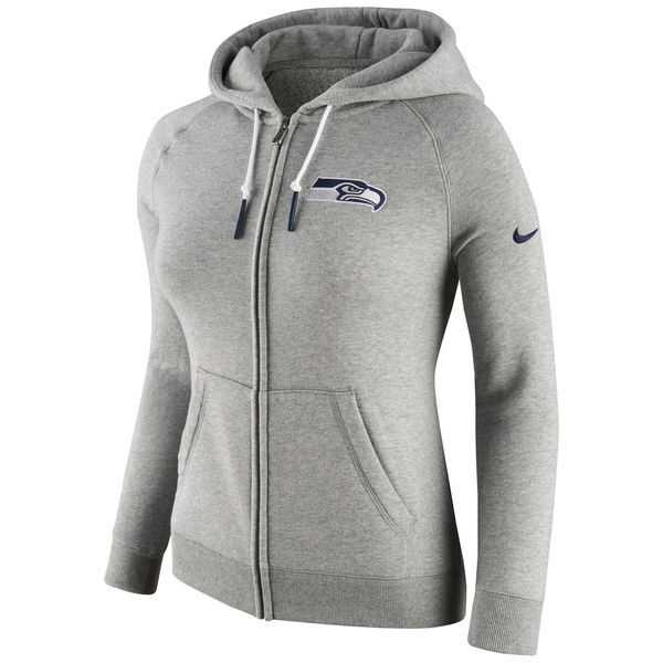 WOMEN SEATTLE SEAHAWKS GRAY STADIUM RALLY FULL ZIP HOODIE - LanTian,We sell and wholesale WOMEN SEATTLE SEAHAWKS GRAY STADIUM RALLY FULL ZIP HOODIE - LanTian on line form chian!