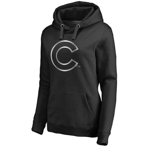 Women Chicago Cubs Platinum Collection Pullover Hoodie LanTian - Black,We sell and wholesale Women Chicago Cubs Platinum Collection Pullover Hoodie LanTian - Black on line form chian!