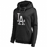 Women Los Angeles Dodgers Platinum Collection Pullover Hoodie LanTian - Black,baseball caps,new era cap wholesale,wholesale hats