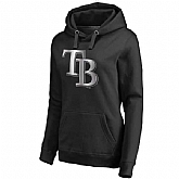 Women Tampa Bay Rays Platinum Collection Pullover Hoodie LanTian - Black,baseball caps,new era cap wholesale,wholesale hats