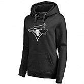 Women Toronto Blue Jays Platinum Collection Pullover Hoodie LanTian - Black,baseball caps,new era cap wholesale,wholesale hats