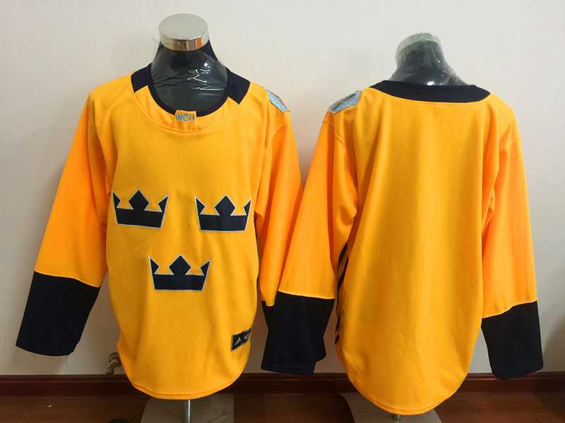 Customized Team Sweden 2016 World Cup Of Hockey Olympics Game Men's Yellow Stitched NHL Jersey,We sell and wholesale Customized Team Sweden 2016 World Cup Of Hockey Olympics Game Men's Yellow Stitched NHL Jersey on line form chian!