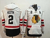 Chicago Blackhawks #2 Duncan Keith White 2017 Winter Classic Stitched NHL Hoodie,baseball caps,new era cap wholesale,wholesale hats
