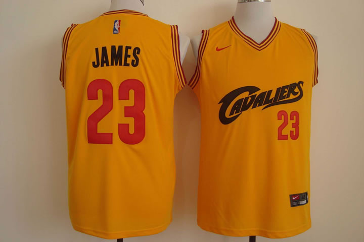 Nike Cleveland Cavaliers #23 LeBron James Throwback Golden With Red Swingman Stitched NBA Jersey,We sell and wholesale Nike Cleveland Cavaliers #23 LeBron James Throwback Golden With Red Swingman Stitched NBA Jersey on line form chian!