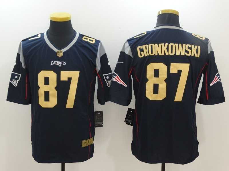 Nike Limited New England Patriots #87 Rob Gronkowski Navy Blue With Golden Men's Stitched Jersey,We sell and wholesale Nike Limited New England Patriots #87 Rob Gronkowski Navy Blue With Golden Men's Stitched Jersey on line form chian!