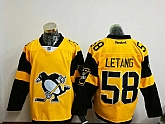 Pittsburgh Penguins #58 Kris Letang Yellow 2017 Stadium Series Stitched NHL Jersey,baseball caps,new era cap wholesale,wholesale hats