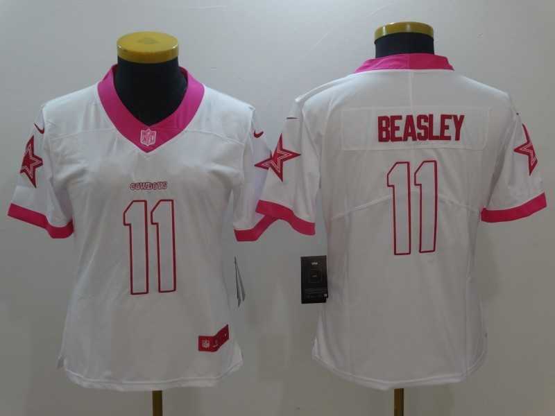 Women limited Nike Dallas Cowboys #11 Cole Beasley White Pink Stitched Rush Jersey,We sell and wholesale Women limited Nike Dallas Cowboys #11 Cole Beasley White Pink Stitched Rush Jersey on line form chian!