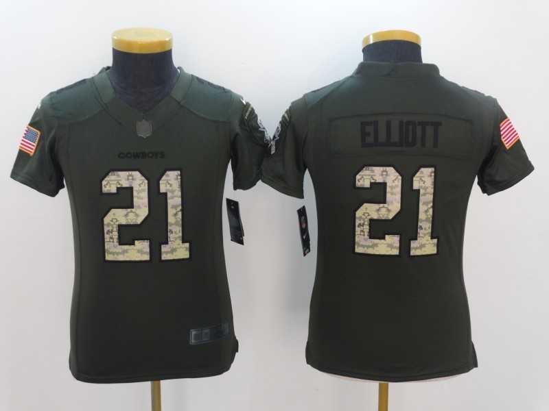 Youth Nike Limited Dallas Cowboys #21 Ezekiel Elliott Green Salute To Service Stitched Jersey,We sell and wholesale Youth Nike Limited Dallas Cowboys #21 Ezekiel Elliott Green Salute To Service Stitched Jersey on line form chian!