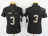 Youth Nike Limited Seattle Seahawks #3 Russell Wilson Anthracite Salute To Service Stitched Jersey,baseball caps,new era cap wholesale,wholesale hats