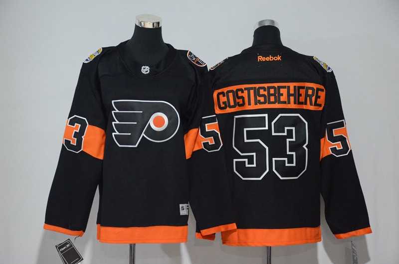 Youth Philadelphia Flyers #53 Shayne Gostisbehere Black 2017 Stadium Series Stitched NHL Jersey,We sell and wholesale Youth Philadelphia Flyers #53 Shayne Gostisbehere Black 2017 Stadium Series Stitched NHL Jersey on line form chian!