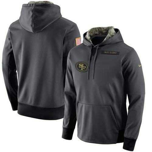 Customized Men & Women & Youth Nike San Francisco 49ers Anthracite Salute to Service Stitched NFL Hoodie,We sell and wholesale Customized Men & Women & Youth Nike San Francisco 49ers Anthracite Salute to Service Stitched NFL Hoodie on line form chian!