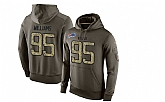 Glued Nike Buffalo Bills #95 Kyle Williams Olive Green Salute To Service Men's Pullover Hoodie,baseball caps,new era cap wholesale,wholesale hats