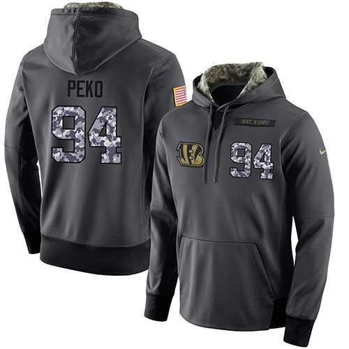 Glued Nike Cincinnati Bengals #94 Domata Peko Men's Anthracite Salute to Service Player Performance Hoodie,We sell and wholesale Glued Nike Cincinnati Bengals #94 Domata Peko Men's Anthracite Salute to Service Player Performance Hoodie on line form chian!