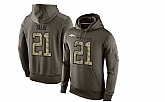 Glued Nike Denver Broncos #21 Aqib Talib Olive Green Salute To Service Men's Pullover Hoodie,baseball caps,new era cap wholesale,wholesale hats