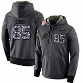 Glued Nike Detroit Lions #85 Eric Ebron Men's Anthracite Salute to Service Player Performance Hoodie,baseball caps,new era cap wholesale,wholesale hats