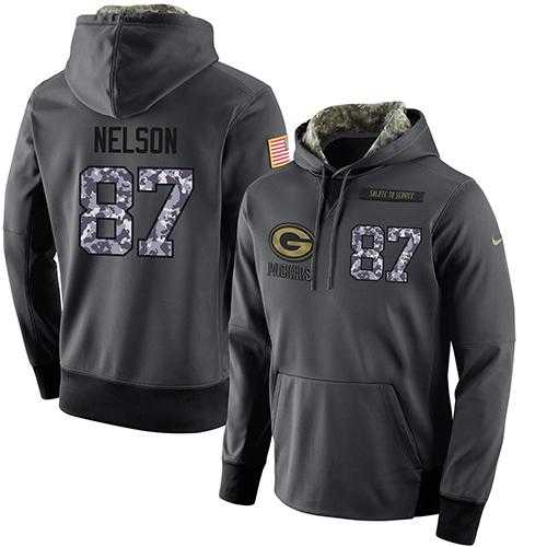 Glued Nike Green Bay Packers #87 Jordy Nelson Men's Anthracite Salute to Service Player Performance Hoodie,We sell and wholesale Glued Nike Green Bay Packers #87 Jordy Nelson Men's Anthracite Salute to Service Player Performance Hoodie on line form chian!