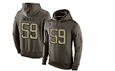 Glued Nike Houston Texans #59 Whitney Mercilus Olive Green Salute To Service Men's Pullover Hoodie,baseball caps,new era cap wholesale,wholesale hats