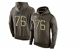Glued Nike Jacksonville Jaguars #76 Luke Joeckel Olive Green Salute To Service Men's Pullover Hoodie,baseball caps,new era cap wholesale,wholesale hats
