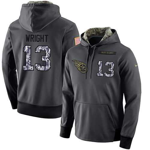Glued Nike Tennessee Titans #13 Kendall Wright Men's Anthracite Salute to Service Player Performance Hoodie,We sell and wholesale Glued Nike Tennessee Titans #13 Kendall Wright Men's Anthracite Salute to Service Player Performance Hoodie on line form chian!