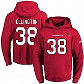 Printed Nike Arizona Cardinals #38 Andre Ellington Red Name & Number Men's Pullover Hoodie,baseball caps,new era cap wholesale,wholesale hats