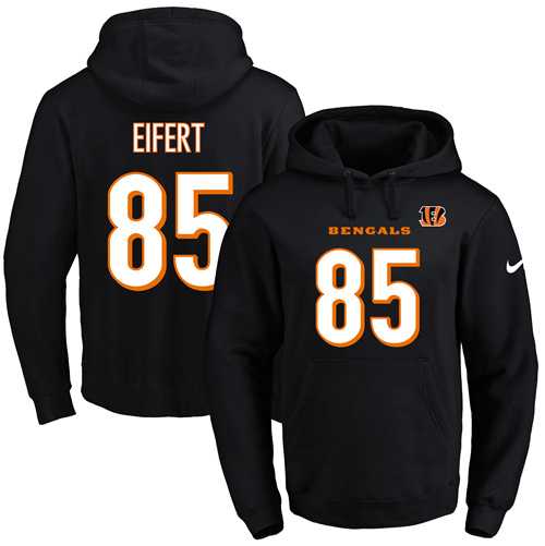 Printed Nike Cincinnati Bengals #85 Tyler Eifert Black Name & Number Men's Pullover Hoodie,We sell and wholesale Printed Nike Cincinnati Bengals #85 Tyler Eifert Black Name & Number Men's Pullover Hoodie on line form chian!
