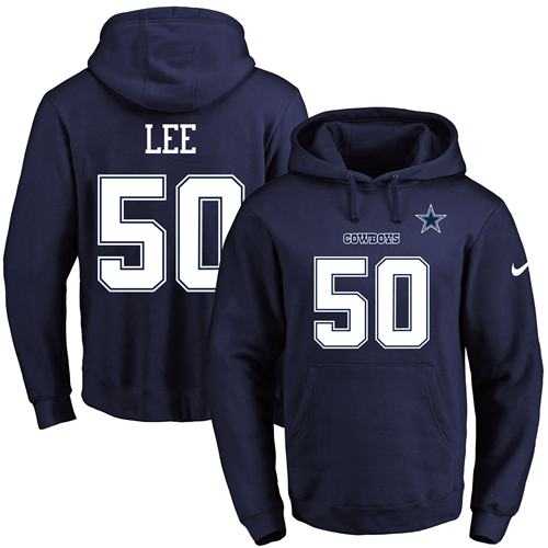 Printed Nike Dallas Cowboys #50 Sean Lee Navy Name & Number Men's Pullover Hoodie,We sell and wholesale Printed Nike Dallas Cowboys #50 Sean Lee Navy Name & Number Men's Pullover Hoodie on line form chian!