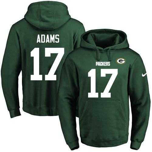 Printed Nike Green Bay Packers #17 Davante Adams Green Name & Number Men's Pullover Hoodie,We sell and wholesale Printed Nike Green Bay Packers #17 Davante Adams Green Name & Number Men's Pullover Hoodie on line form chian!