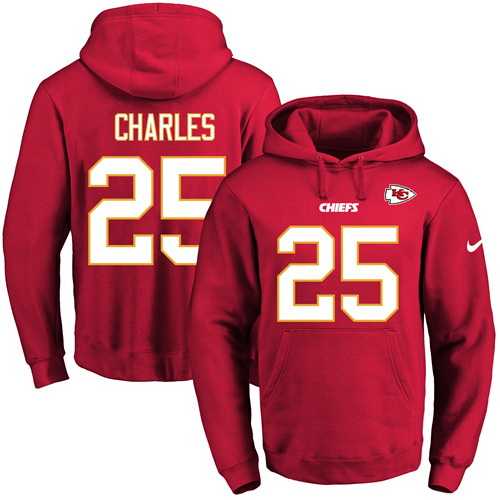Printed Nike Kansas City Chiefs #25 Jamaal Charles Red Name & Number Men's Pullover Hoodie,We sell and wholesale Printed Nike Kansas City Chiefs #25 Jamaal Charles Red Name & Number Men's Pullover Hoodie on line form chian!