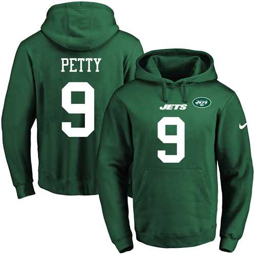 Printed Nike New York Jets #9 Bryce Petty Green Name & Number Men's Pullover Hoodie,We sell and wholesale Printed Nike New York Jets #9 Bryce Petty Green Name & Number Men's Pullover Hoodie on line form chian!