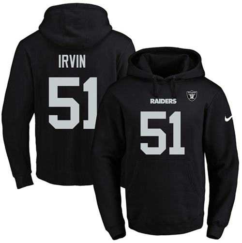 Printed Nike Oakland Raiders #51 Bruce Irvin Black Name & Number Men's Pullover Hoodie,We sell and wholesale Printed Nike Oakland Raiders #51 Bruce Irvin Black Name & Number Men's Pullover Hoodie on line form chian!