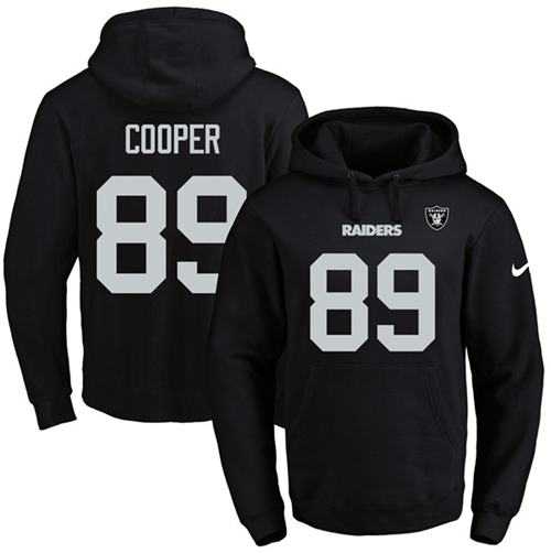 Printed Nike Oakland Raiders #89 Amari Cooper Black Name & Number Men's Pullover Hoodie,We sell and wholesale Printed Nike Oakland Raiders #89 Amari Cooper Black Name & Number Men's Pullover Hoodie on line form chian!