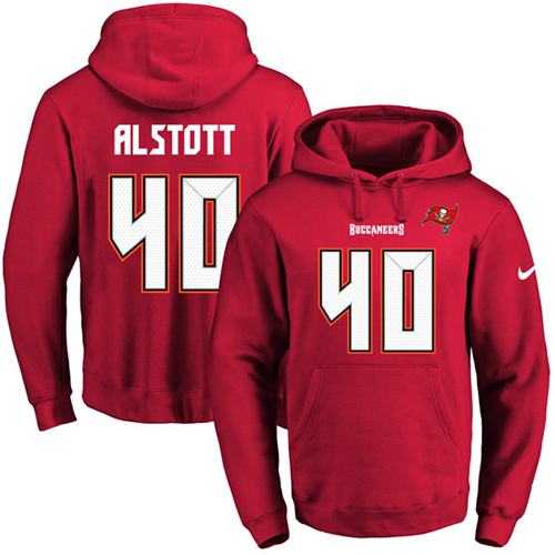 Printed Nike Tampa Bay Buccaneers #40 Mike Alstott Red Name & Number Men's Pullover Hoodie,We sell and wholesale Printed Nike Tampa Bay Buccaneers #40 Mike Alstott Red Name & Number Men's Pullover Hoodie on line form chian!