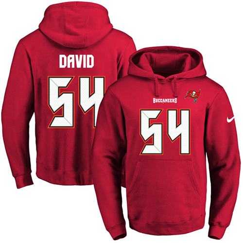 Printed Nike Tampa Bay Buccaneers #54 Lavonte David Red Name & Number Men's Pullover Hoodie,We sell and wholesale Printed Nike Tampa Bay Buccaneers #54 Lavonte David Red Name & Number Men's Pullover Hoodie on line form chian!