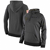 Women Nike Atlanta Falcons Anthracite Salute to Service Pullover Hoodie,baseball caps,new era cap wholesale,wholesale hats