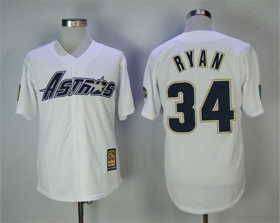 Houston Astros #34 Nolan Ryan White Cooperstown Collection Throwback Stitched MLB Jerseys,We sell and wholesale Houston Astros #34 Nolan Ryan White Cooperstown Collection Throwback Stitched MLB Jerseys on line form chian!