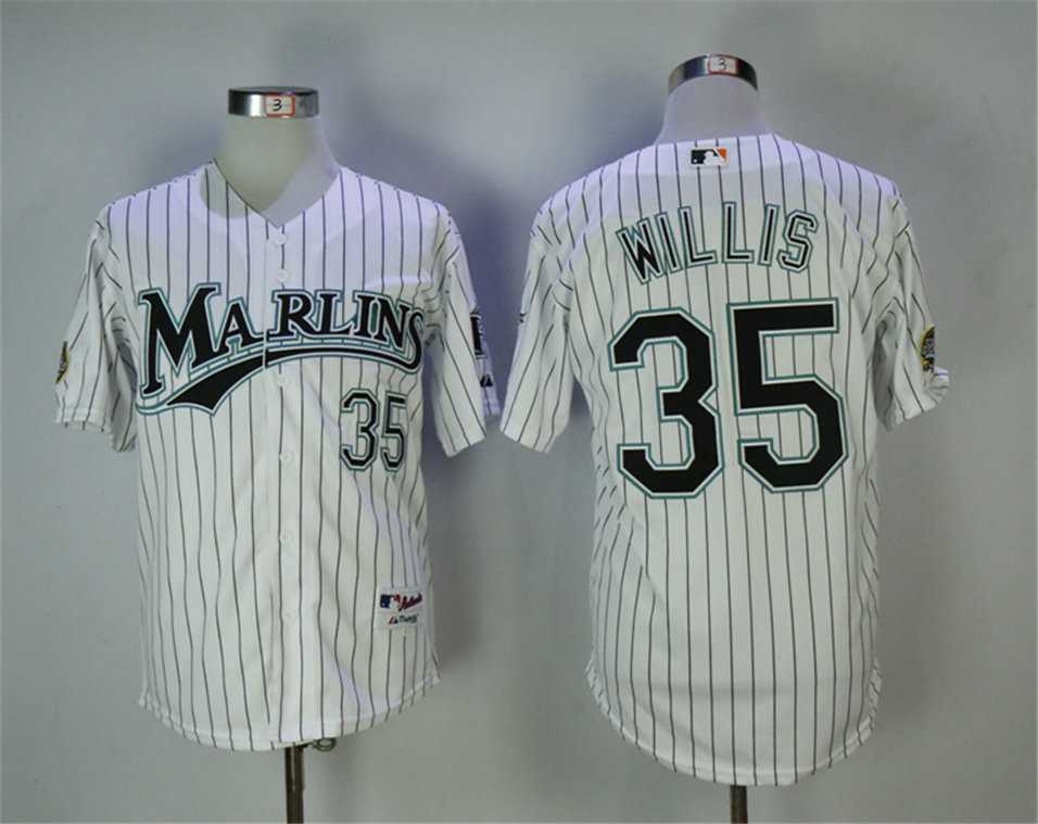 Miami Marlins #35 Dontrelle Willis White Throwback Stitched MLB Jerseys,We sell and wholesale Miami Marlins #35 Dontrelle Willis White Throwback Stitched MLB Jerseys on line form chian!