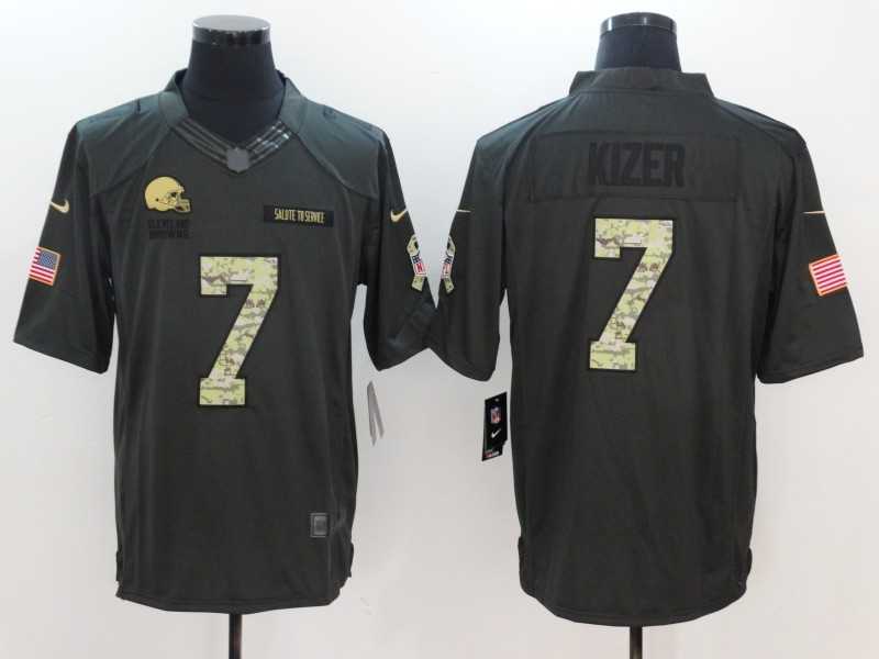 Nike Cleveland Browns #7 DeShone Kizer Anthracite Salute to Service Limited Jersey,We sell and wholesale Nike Cleveland Browns #7 DeShone Kizer Anthracite Salute to Service Limited Jersey on line form chian!
