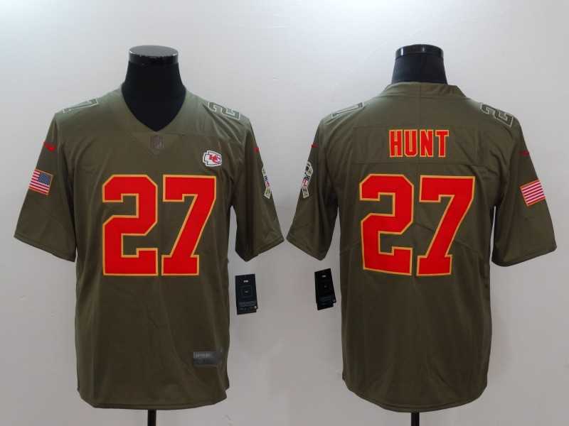 Nike Kansas City Chiefs #27 Kareem Hunt Olive Salute To Service Limited Jersey,We sell and wholesale Nike Kansas City Chiefs #27 Kareem Hunt Olive Salute To Service Limited Jersey on line form chian!