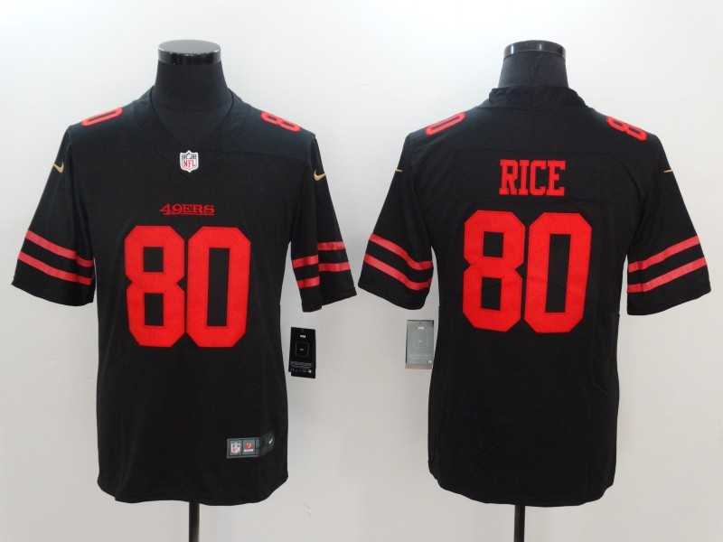 Nike San Francisco 49ers #80 Jerry Rice Black Vapor Untouchable Player Limited Jerseys,We sell and wholesale Nike San Francisco 49ers #80 Jerry Rice Black Vapor Untouchable Player Limited Jerseys on line form chian!