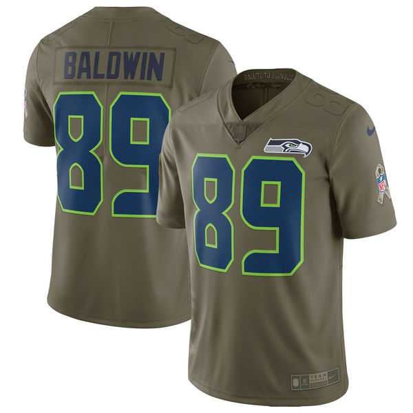 Nike Seattle Seahawks #89 Doug Baldwin Olive Salute To Service Limited Jersey,We sell and wholesale Nike Seattle Seahawks #89 Doug Baldwin Olive Salute To Service Limited Jersey on line form chian!