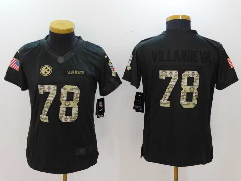 Women Limited Nike Pittsburgh Steelers #78 Alejandro Villanueva Anthracite Salute To Service Jersey,We sell and wholesale Women Limited Nike Pittsburgh Steelers #78 Alejandro Villanueva Anthracite Salute To Service Jersey on line form chian!