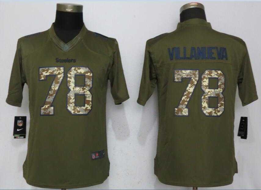 Women Limited Nike Pittsburgh Steelers #78 Alejandro Villanueva Green Salute To Service Jersey,We sell and wholesale Women Limited Nike Pittsburgh Steelers #78 Alejandro Villanueva Green Salute To Service Jersey on line form chian!