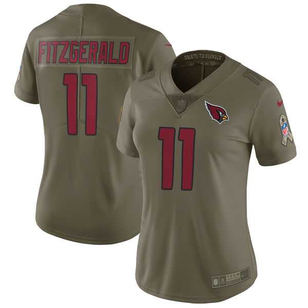 Women Nike Arizona Cardinals #11 Larry Fitzgerald Olive Salute To Service Limited Jersey,We sell and wholesale Women Nike Arizona Cardinals #11 Larry Fitzgerald Olive Salute To Service Limited Jersey on line form chian!